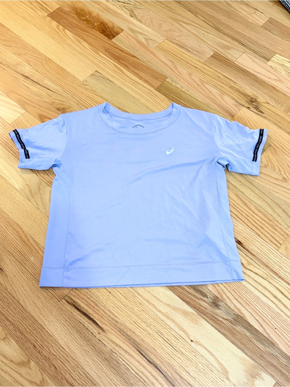 ASICS Women’s Small Lavender Performance Running T-Shirt Sound Mind Sound Body